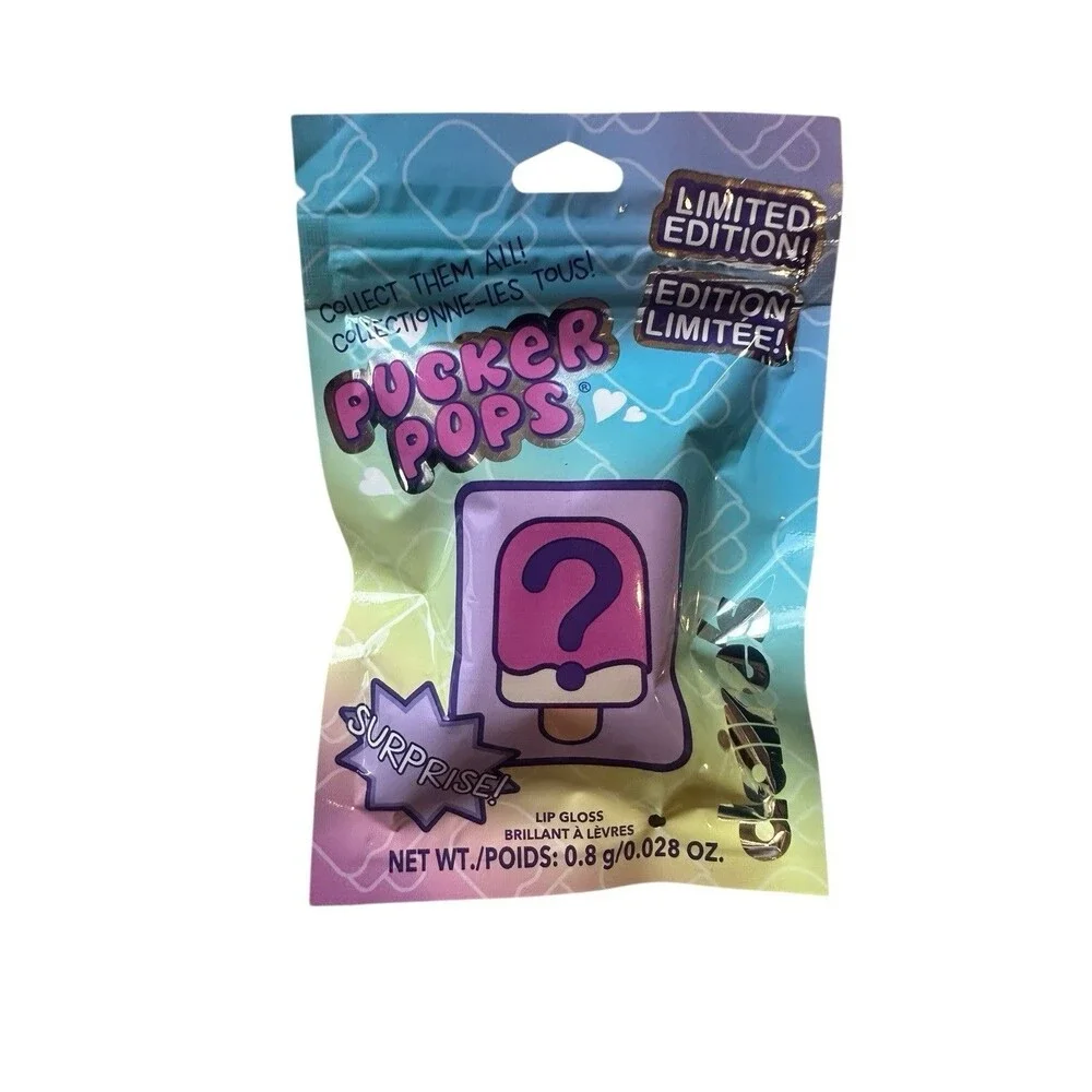 5pc NWT Claire's Bundle Pucker Pops Bunny  Mystery & Makeup Kit NEW $37 Value